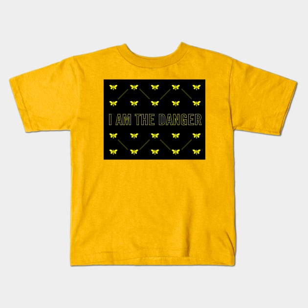 I Am the Danger Kids T-Shirt by Pixel Paragon